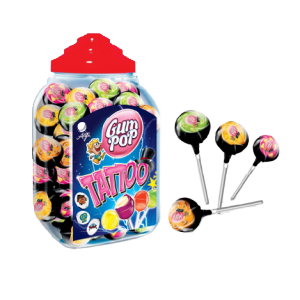 Gum Pop с татуировкой (манго, маракуйа, банан, лайм)