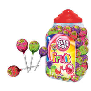 Gum Pop фрукты (клубника, виноград, арбуз, яблоко)